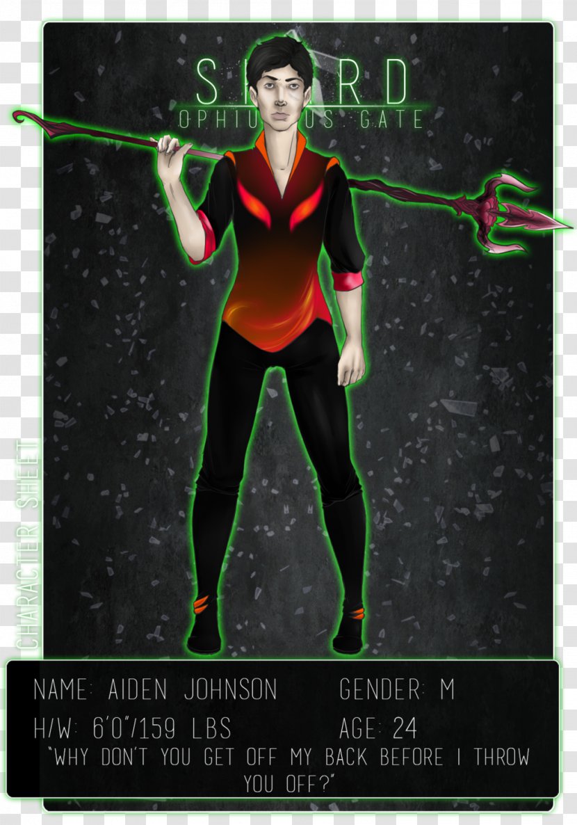 Poster Character Fiction - Green Transparent PNG