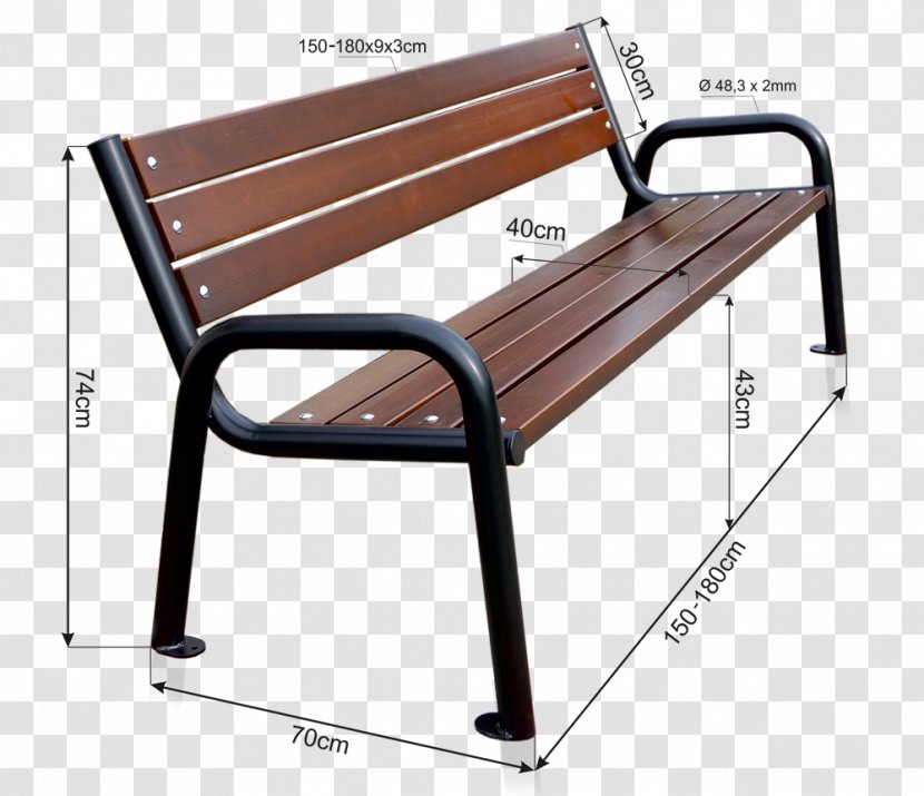 Chair Bench Garden Furniture - Lumber Transparent PNG