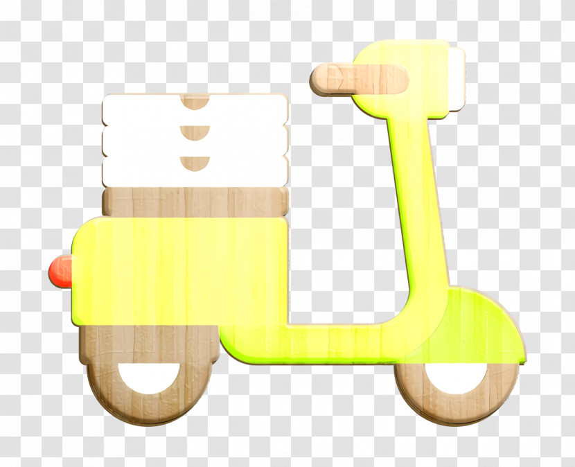 Moped Icon Scooter Icon Fast Food Icon Transparent PNG