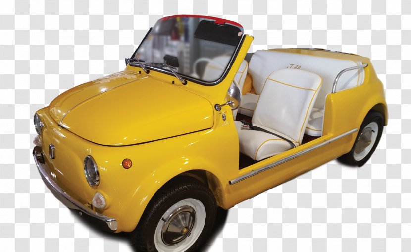 Fiat 500 Compact Car Motor Vehicle - Vintage - Jeep Gifts Transparent PNG