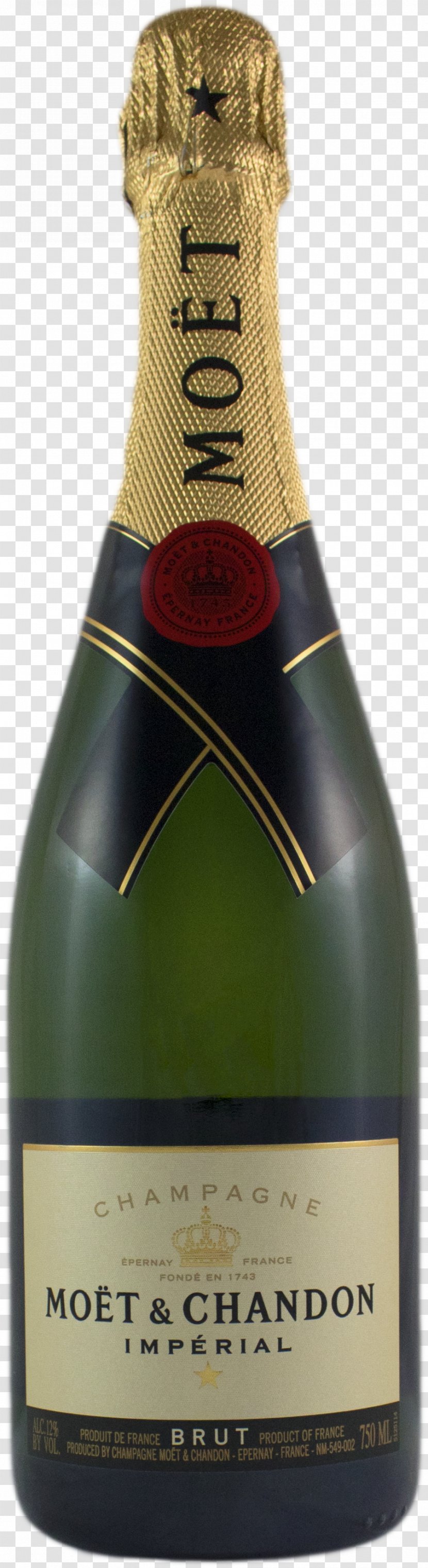Moet & Chandon Brut Imperial NV Champagne Wine Cocktail - Pinot Noir Transparent PNG