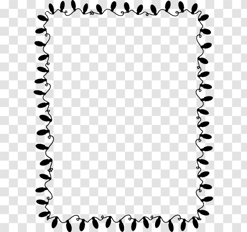 Borders And Frames Clip Art Christmas Santa Claus Day - Text Transparent PNG