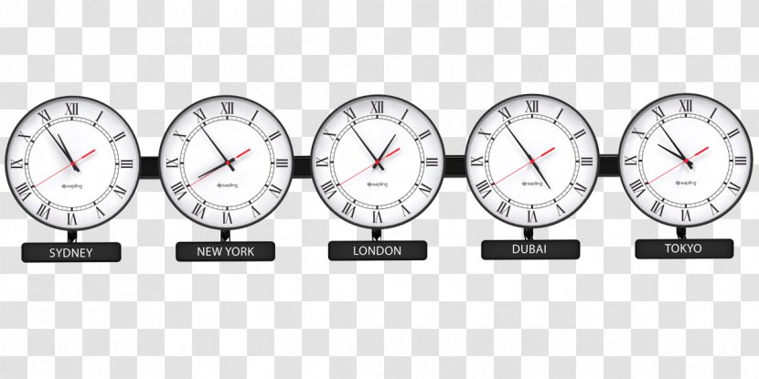 Digital Clock World Time Zone Data Transparent PNG