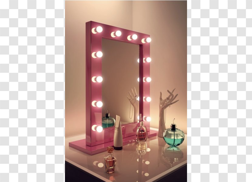 Light Cosmetics Make-up Artist Mirror - Makeup Transparent PNG