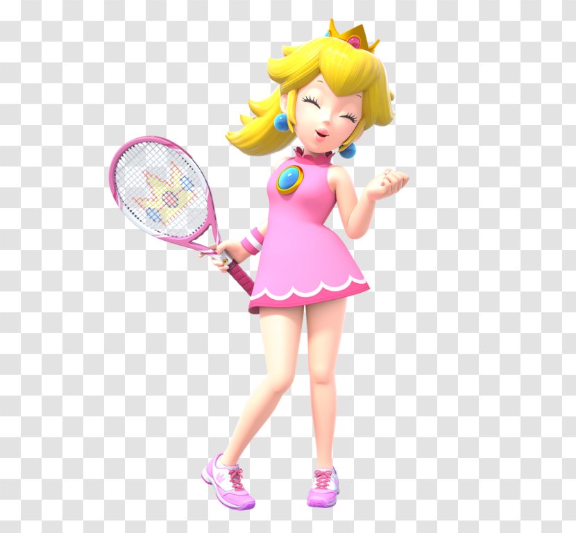 Mario Tennis Aces Princess Peach Luigi Rosalina - Nintendo Transparent PNG