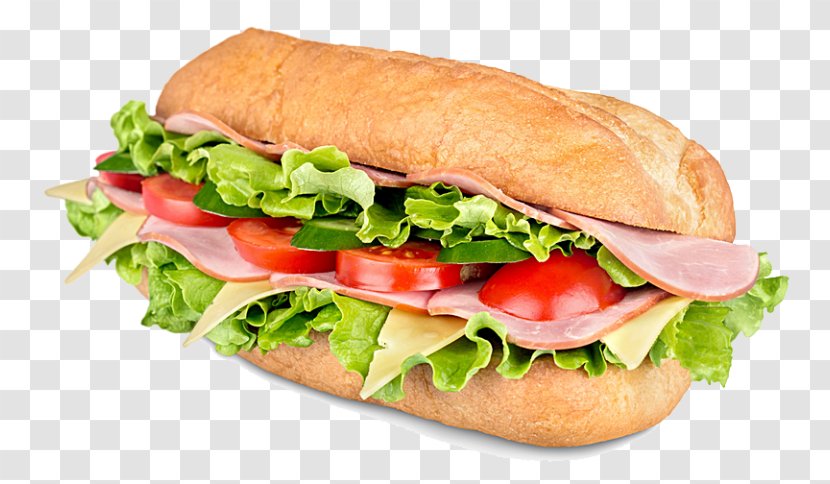 Bánh Mì Ham And Cheese Sandwich Submarine Fast Food Pizza Transparent PNG