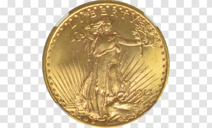 Gold Coin Saint-Gaudens Double Eagle Collecting Transparent PNG