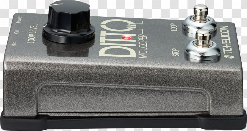 Microphone TC-Helicon Ditto Mic Looper Effects Processors & Pedals Musical Instruments - Technology Transparent PNG