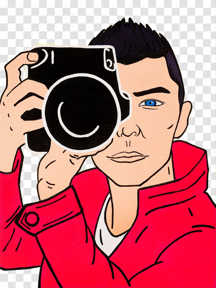 Photographer Photography Camera Illustration - Cartoon - Photographers Focus On Shooting Transparent PNG