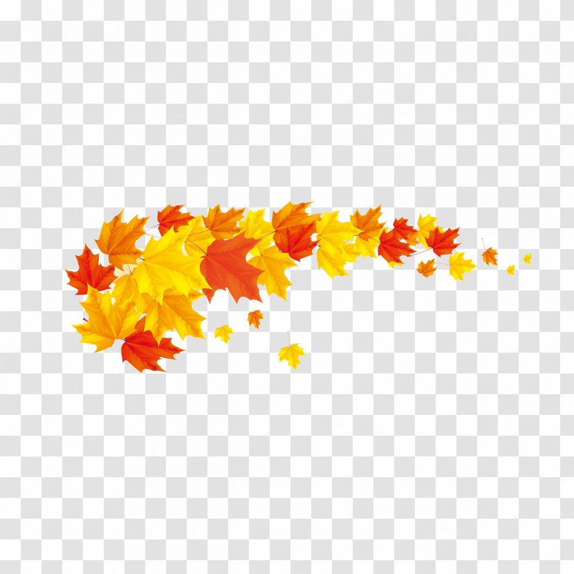 Autumn Leaf Color Banner Clip Art - Maple Transparent PNG