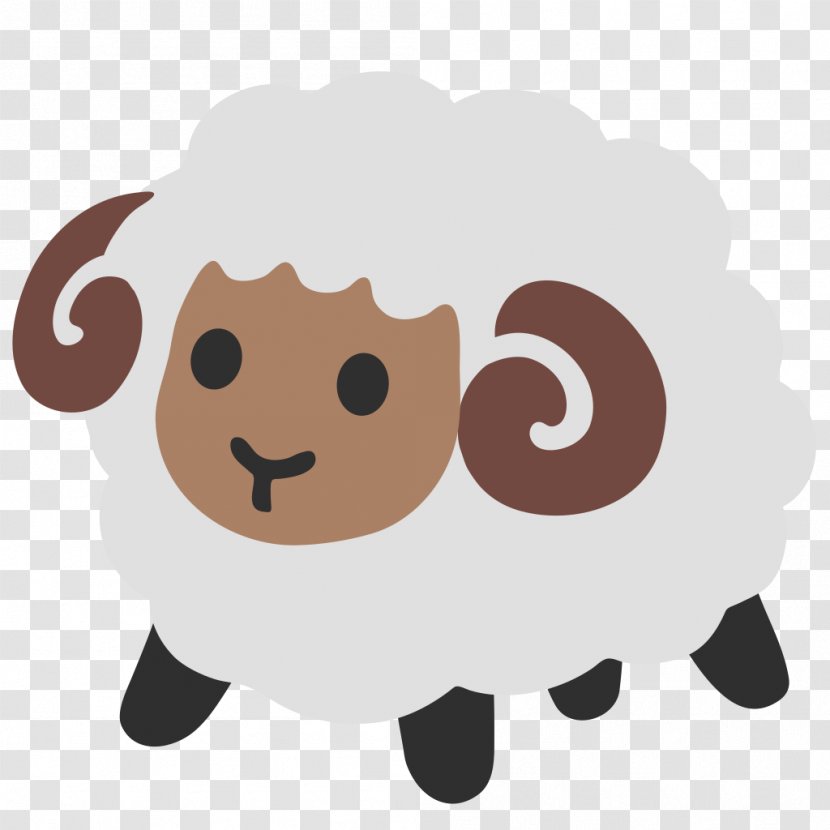 Emoji Noto Fonts Ideogram Web Page - Android Nougat - Sheep Transparent PNG