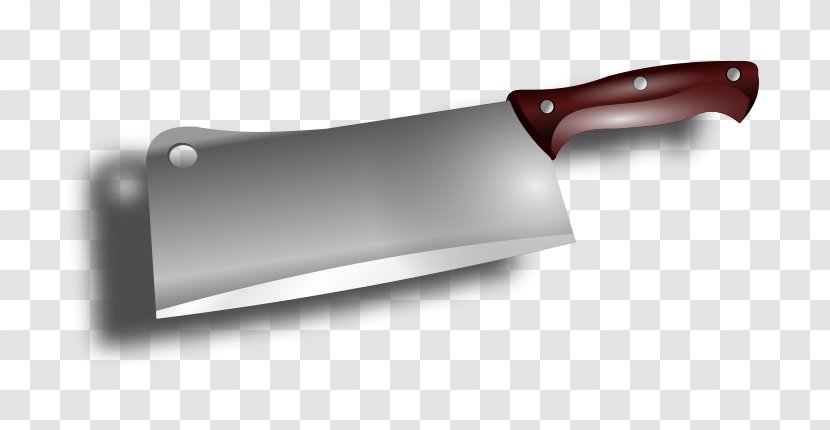 Butcher Knife Cleaver Kitchen Knives - Melee Weapon Transparent PNG