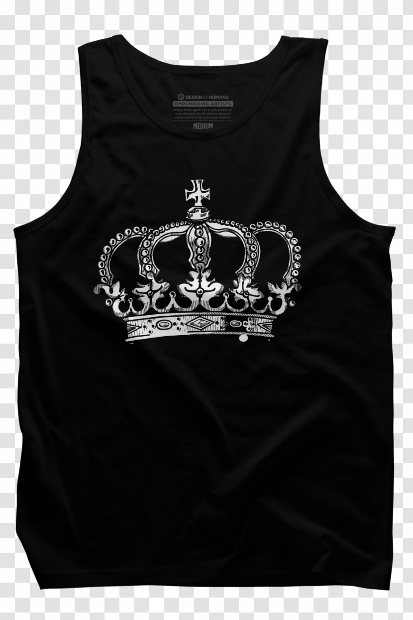 T-shirt Gilets Sleeveless Shirt Top - T - A Variety Of Styles Crown Transparent PNG