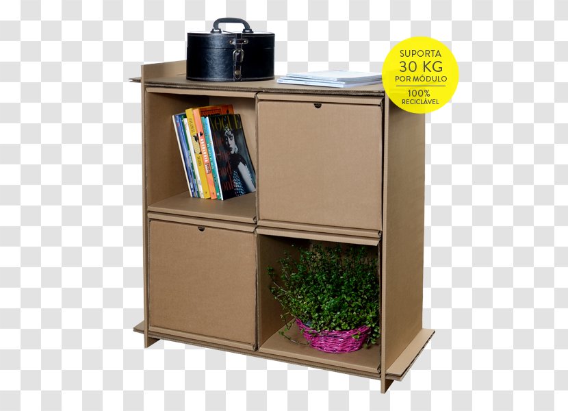 Shelf Bookcase Furniture Cardboard Paper - Door Transparent PNG