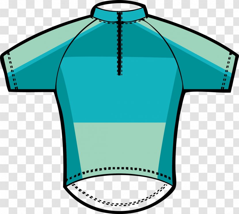 Cycling Jersey Team Blue Turquoise - White - Sigma Pi Transparent PNG