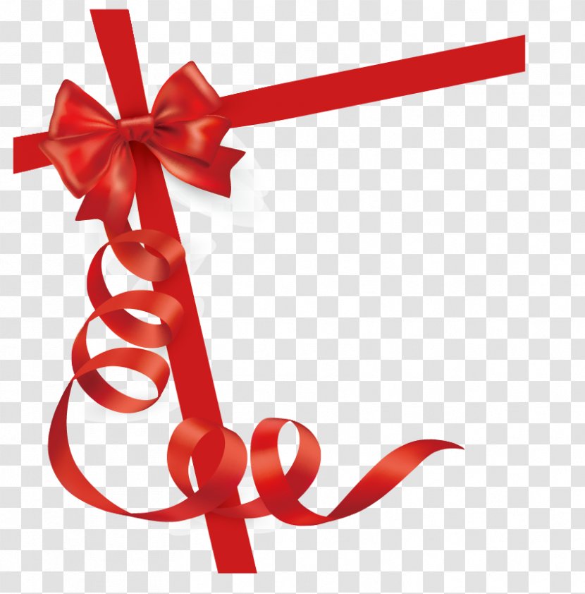 Red Ribbon Gift Card Royalty-free - Photography - Elegant Holiday Ribbons Transparent PNG