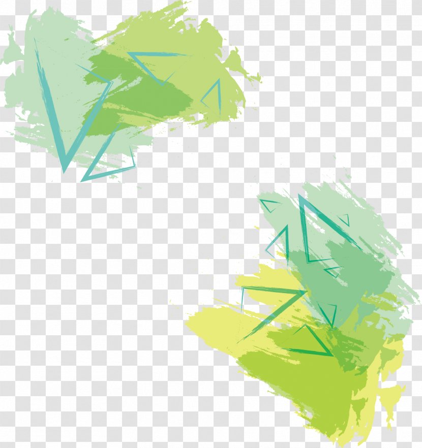 Watercolor Painting Vector Graphics Image - Green - Grass Transparent PNG
