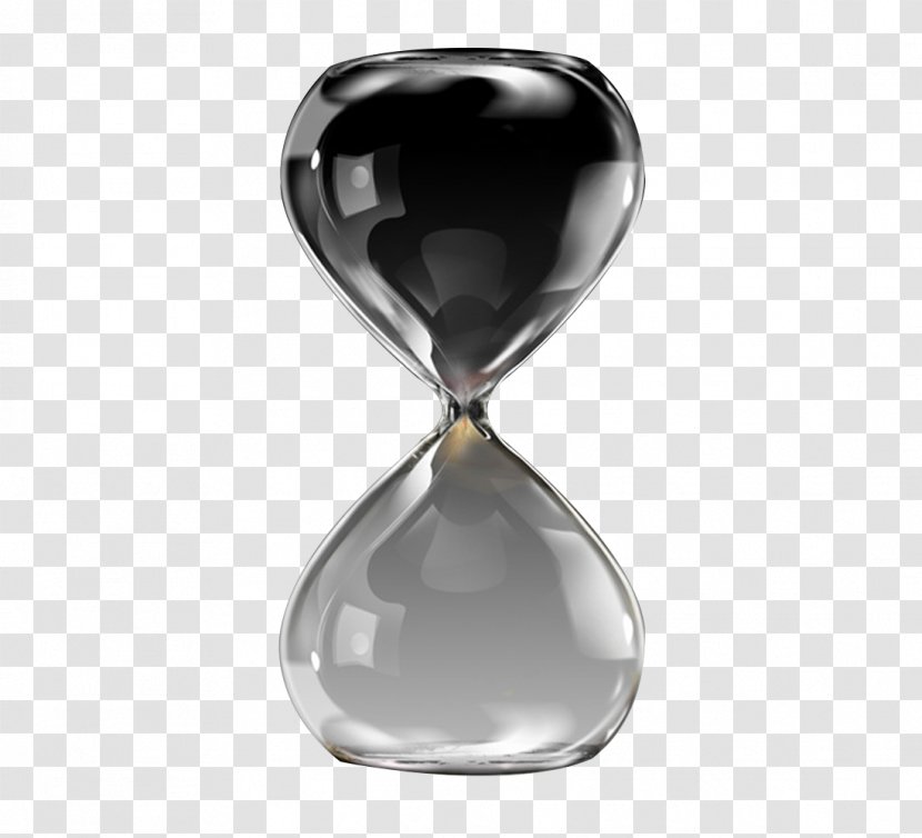 Hourglass Time Clock - Gratis - Ink Transparent PNG