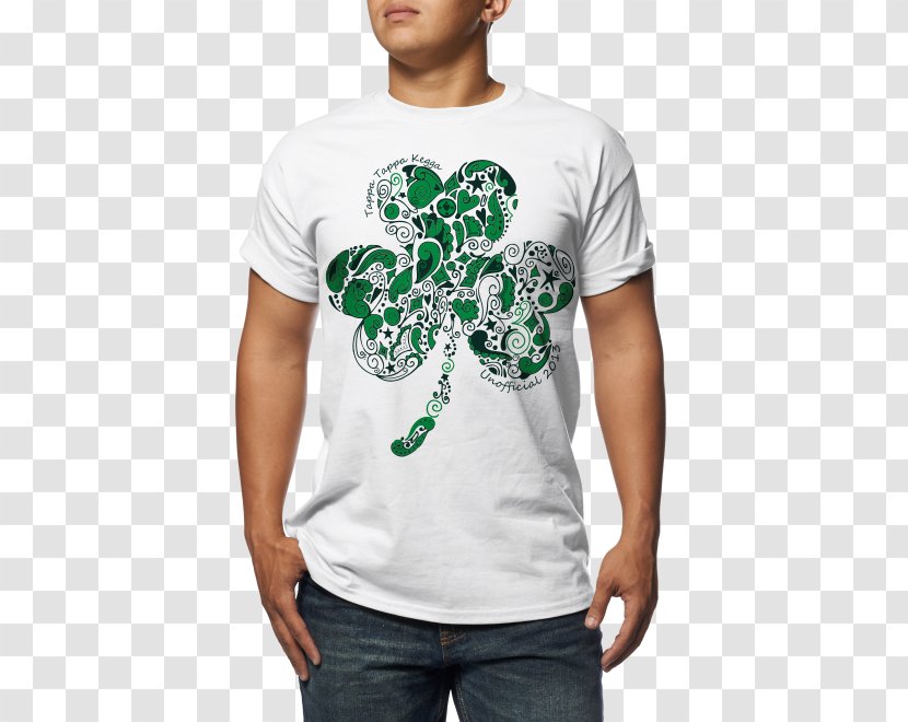 T-shirt Bluza Sleeve Symbol Neck - Green Transparent PNG