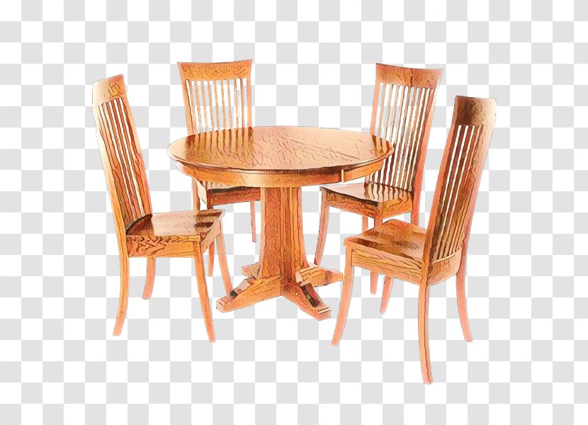 Table Chair Dining Room Matbord Kitchen - Hardwood Transparent PNG