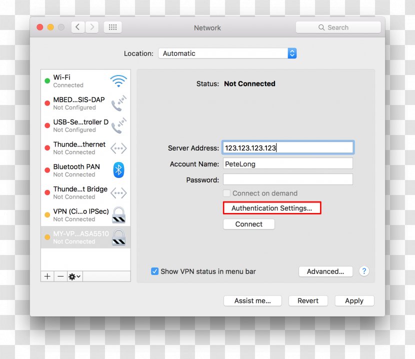 Virtual Private Network MacOS Ethernet Computer - Program - Apple Transparent PNG
