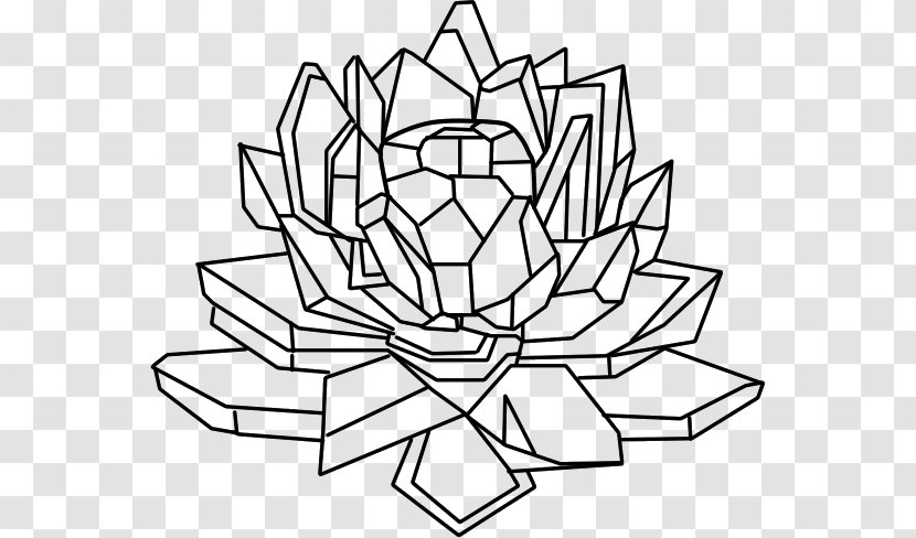 Drawing Symmetry Line Art Clip - Black And White - Lotus Draw Transparent PNG