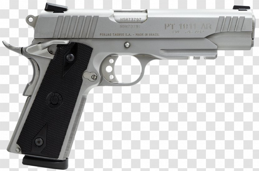Taurus PT1911 M1911 Pistol .45 ACP - Gun Accessory Transparent PNG