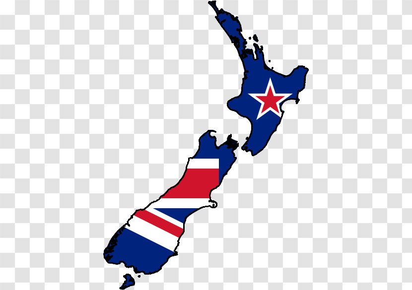 Flag Of New Zealand Map Transparent PNG