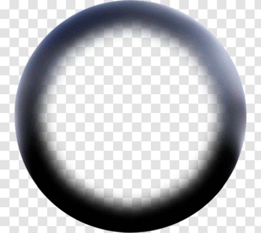 Sphere Material Ball - Black - Design Transparent PNG