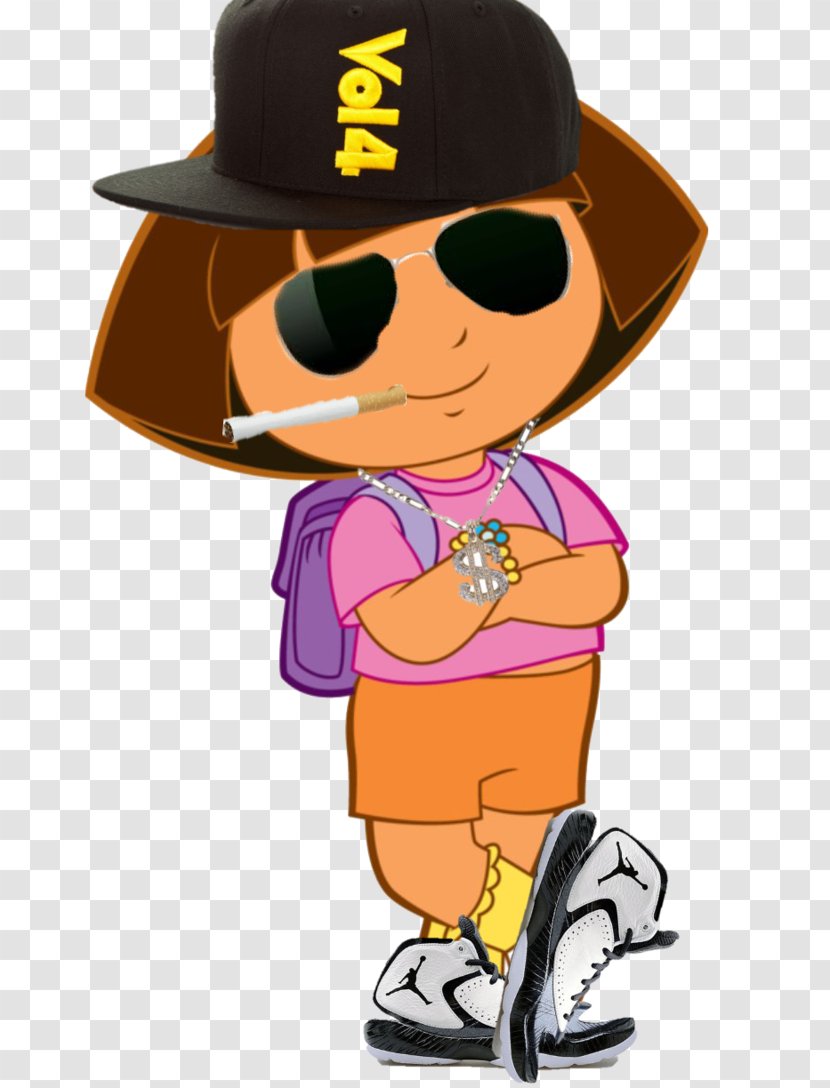 Dora Animated Cartoon Character - The Explorer - Thug Transparent PNG