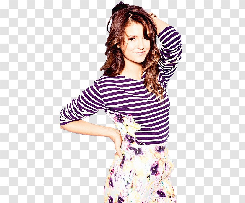 Nina Dobrev The Vampire Diaries Elena Gilbert Josie Actor - Heart Transparent PNG