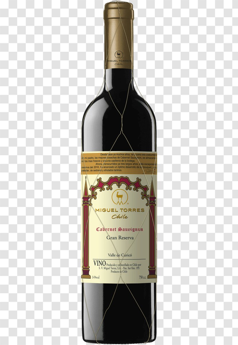 Wine Cabernet Sauvignon Carménère Bodegas Torres Miguel Chile - Blanc - Pan Frances Transparent PNG