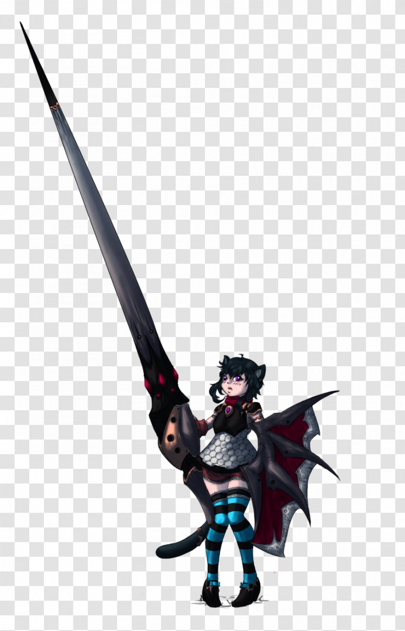 TERA Lancer Spear Knight Game - Action Figure Transparent PNG