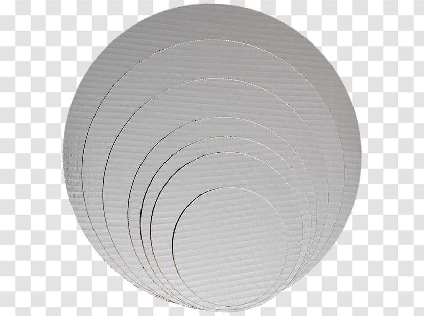 Aluminium Foil Cake Bakery Circle - Corrugated Fiberboard - Silver Transparent PNG