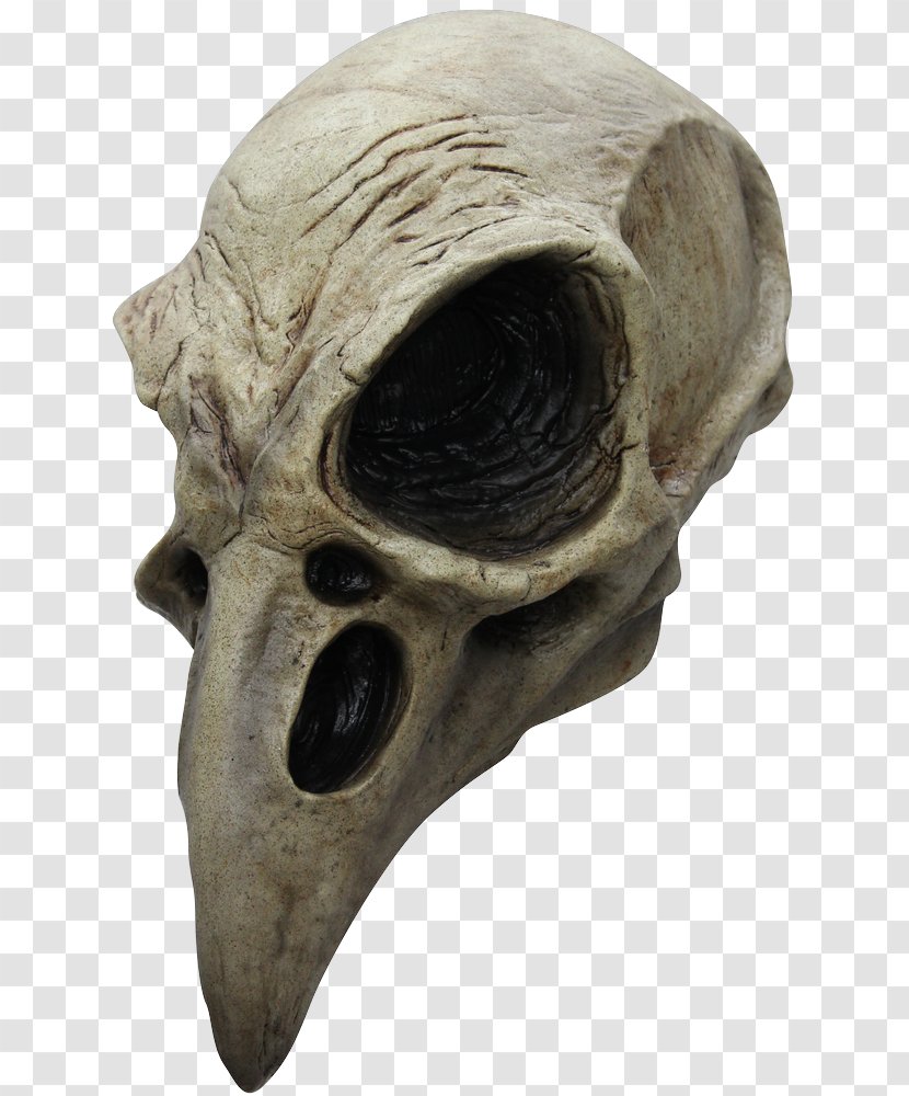 Crows Bird Skull Mask Halloween Costume Transparent PNG