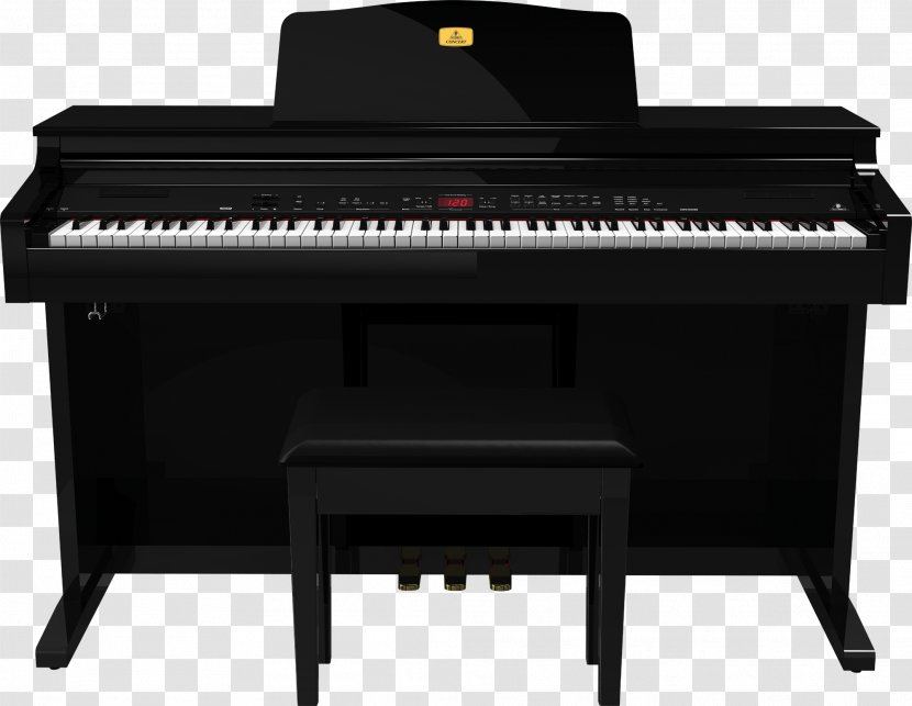 Digital Piano Electric Electronic Keyboard Player Fortepiano - Musical Instrument Transparent PNG