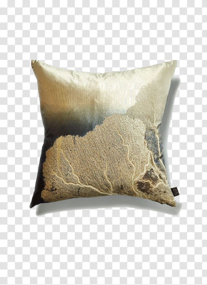 Throw Pillow Velvet Cushion Dakimakura - Linens - Golden Transparent PNG