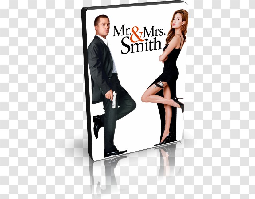 Film Poster Cinema Romantic Comedy - Brad Pitt - Angelina Jolie Mr And Mrs Smith Transparent PNG