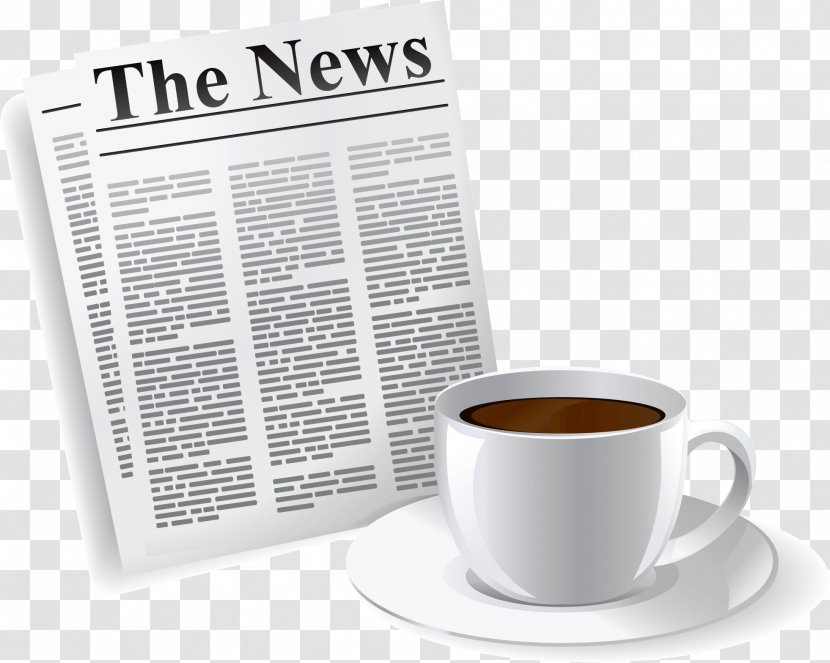 Free Newspaper Headline - Coffee Cup Transparent PNG