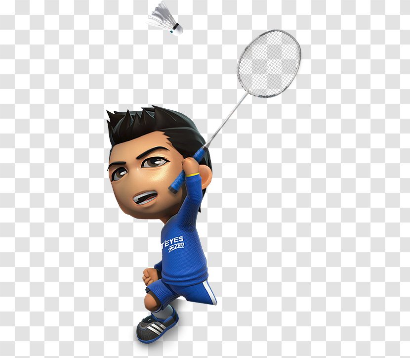 Cristiano Ronaldo Cartoon Badminton - Ball - Boy Playing Transparent PNG