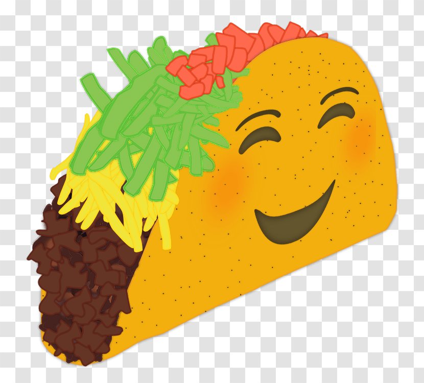 Taco Texas Emoji Burrito Cheeseburger - Decal Transparent PNG