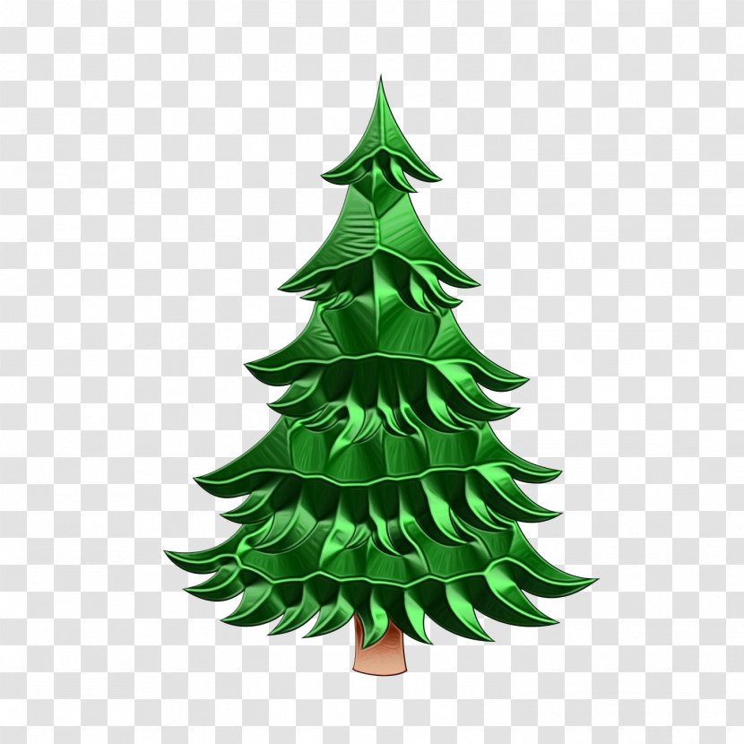 Christmas Tree - Paint - Plant Pine Transparent PNG