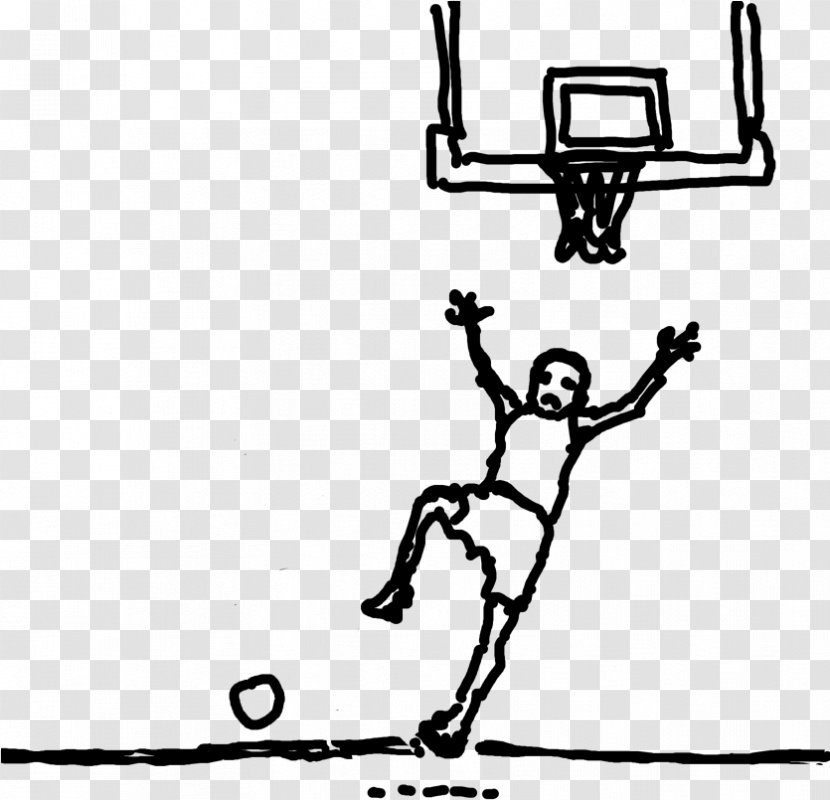 Basketball Hoop Background - Volleyball - Balance Blackandwhite Transparent PNG