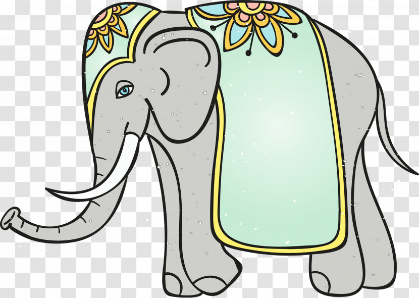 Indian Elephant Transparent PNG