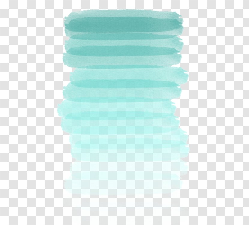 Ombré Watercolor Painting Blue Tints And Shades - Paint Transparent PNG