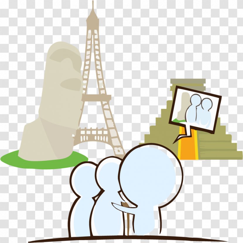Travel Illustration - Material - With Their Parents Transparent PNG