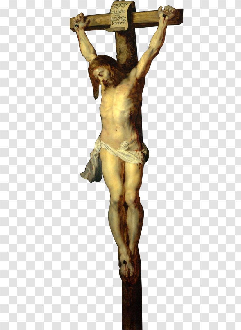 Crucifixion Of Jesus Drawing - Bronze Sculpture Transparent PNG