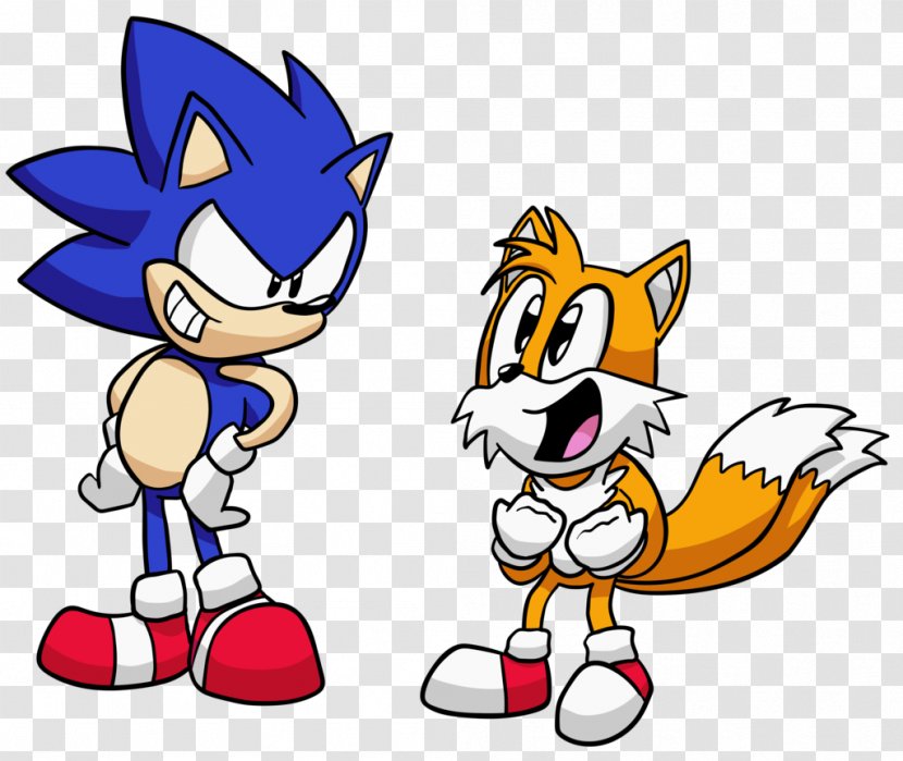 Cat Sonic The Hedgehog 3 Tails Knuckles Echidna Sega - Cartoon - Orange Fox Transparent PNG
