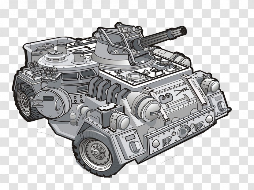 MULTANKS - Vehicle - Cartoon Tank Transparent PNG