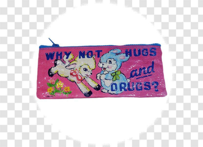 Blue Q Why Not Hugs & Drugs Pencil Case Pen Cases Hugs&Drugs Writing Implement Transparent PNG